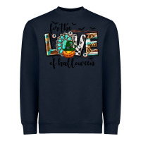Navy Western For The Love of Halloween Heavyweight Sweatshirt - texasbilliewilder