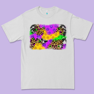 Mardi Gras Background Premium Tee Designed By Jahusdesignshop