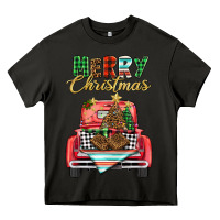 Asphalt merry christmas truck Heavy Core Tee - BarkalooDesign