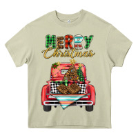 Mossy merry christmas truck Heavy Core Tee - BarkalooDesign