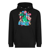 Black Red white rawr Heavyweight Hoodie - FaDigitalArtStudio