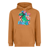 Meerkat Red white rawr Heavyweight Hoodie - FaDigitalArtStudio