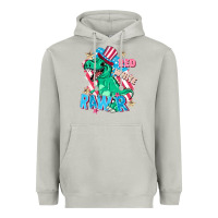 Moon Dust Red white rawr Heavyweight Hoodie - FaDigitalArtStudio