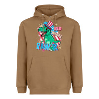 Toasted Coconut Red white rawr Heavyweight Hoodie - FaDigitalArtStudio