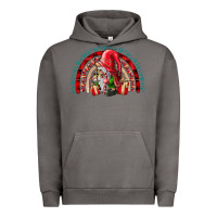 Pigment Tornado festive gnome with gifts Urban Hoodie - CowhideDigitalArt