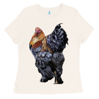 Bone Brahma Rooster Ladies Tee - LillyAllenDesigns