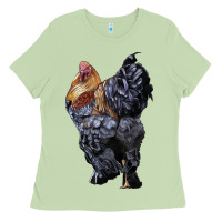Matcha Brahma Rooster Ladies Tee - LillyAllenDesigns