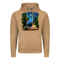 Vintage Camel Night Glamping Camp With Wine Vintage Hoodie - BundleAndBundleShop