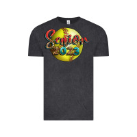 Vintage Black softball senior 2023 Vintage Tee - BundleAndBundleShop
