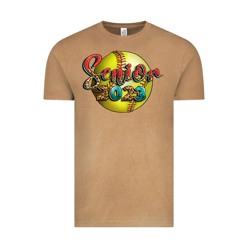 Softball Senior 2023 Vintage Tee by BundleAndBundleShop | Teevron