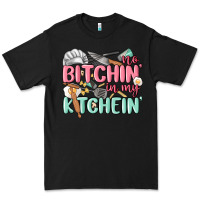 Black no bitchin in my kitchin Premium Tee - MaliasSmallBusiness
