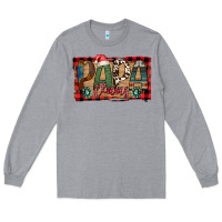 Heather Grey Papa Claus Beard Papa Claus Christmas Long Sleeve Tee - Bettercallsaul