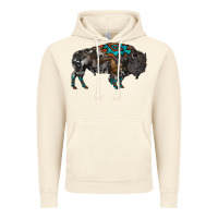 Vintage Artic cowhide bison Vintage Hoodie - RanaPortraitStore
