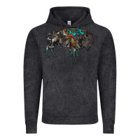 Vintage Black cowhide bison Vintage Hoodie - RanaPortraitStore