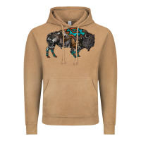Vintage Camel cowhide bison Vintage Hoodie - RanaPortraitStore
