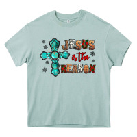 Jesus Is The Reason For This Season Christmas Heavy Core Tee | Teevron