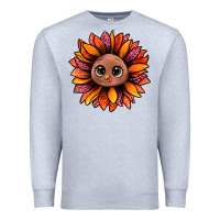 Heather Grey turkey sunflower bbs Premium Sweatshirt - BundleAndBundleShop