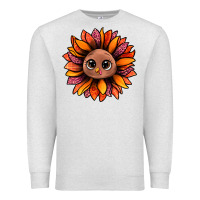 Oatmeal Heather turkey sunflower bbs Premium Sweatshirt - BundleAndBundleShop