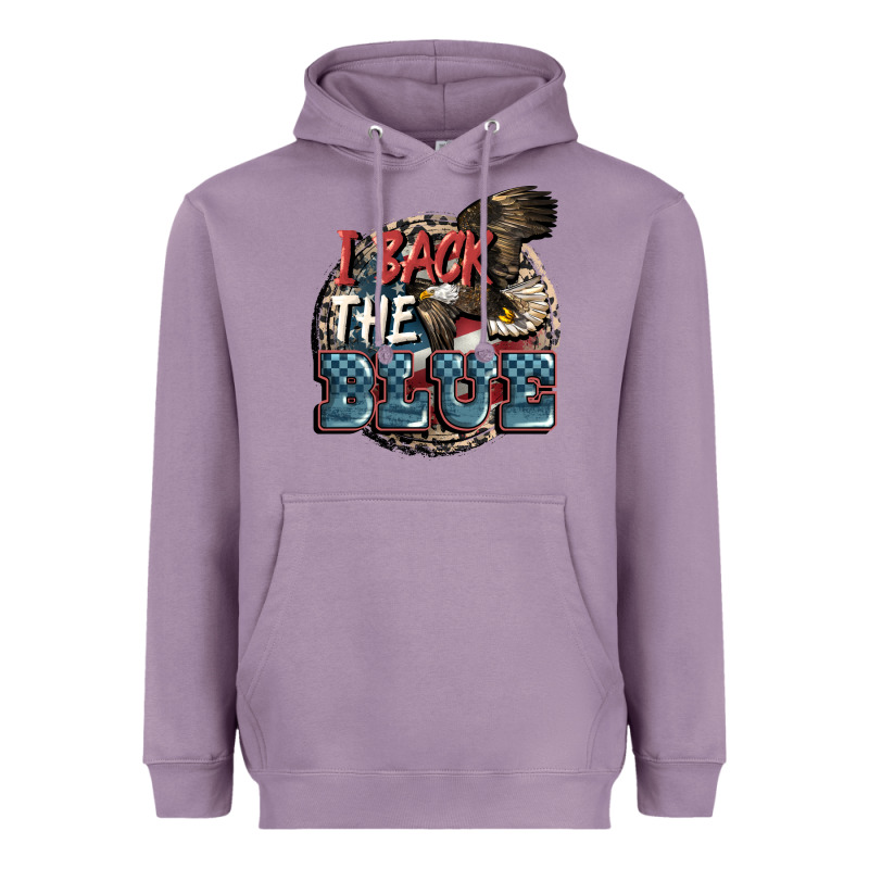 I Back The Blue Heavyweight Hoodie by FaDigitalArtStudio | Teevron