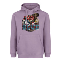Lavender I back the blue Heavyweight Hoodie - FaDigitalArtStudio