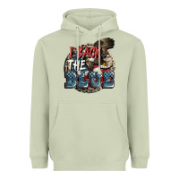 Matcha I back the blue Heavyweight Hoodie - FaDigitalArtStudio
