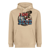 Mushroom I back the blue Heavyweight Hoodie - FaDigitalArtStudio