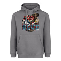 Storm I back the blue Heavyweight Hoodie - FaDigitalArtStudio