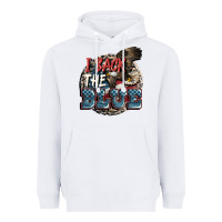 White I back the blue Heavyweight Hoodie - FaDigitalArtStudio