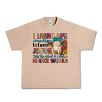 Burro i living life somewhere between jesus take the whe Urban Heavy Tee - LillyAllenDesigns