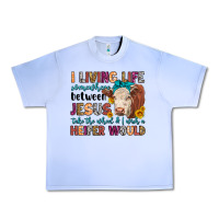 Grape Ice i living life somewhere between jesus take the whe Urban Heavy Tee - LillyAllenDesigns