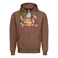 Chestnut One hip lunch lady Easter Day Zipper Hoodie - HowdyJamesFarm
