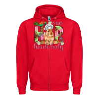 Red One hip lunch lady Easter Day Zipper Hoodie - HowdyJamesFarm