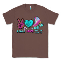 Chestnut peace love roller skate Classic Tee - BundleAndBundleShop