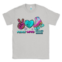Moon Dust peace love roller skate Classic Tee - BundleAndBundleShop