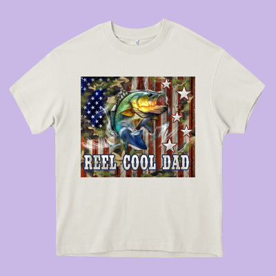 Western Reel Cool Dad Bass Heavy Core Tee Designed By Lillyallendesigns
