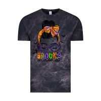 Cloud Black spooky mama Vintage Tee - JahusDesignShop