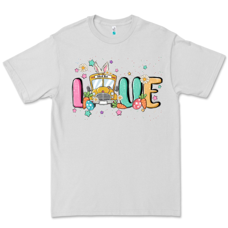 Love School Bus Premium Tee by MaliasSmallBusiness | Teevron