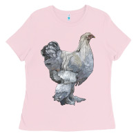 Bubblegum Pink Brahma Chicken Ladies Tee - LillyAllenDesigns