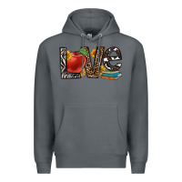 Rock love teacher Premium Hoodie - OliviaCreatesArt