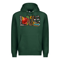 Sports Green love teacher Premium Hoodie - OliviaCreatesArt