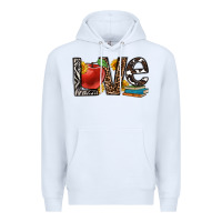 White love teacher Premium Hoodie - OliviaCreatesArt