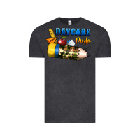 Vintage Black daycare dude Vintage Tee - BundleAndBundleShop