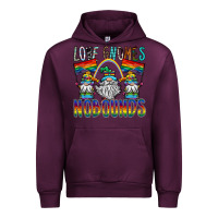 Mauve Wine love gnomes nobounds Urban Hoodie - SublimationCraftShop