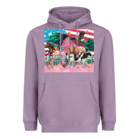 Lavender American farm animals tumbler 4th of july Heavyweight Hoodie - FaDigitalArtStudio