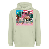 Matcha American farm animals tumbler 4th of july Heavyweight Hoodie - FaDigitalArtStudio