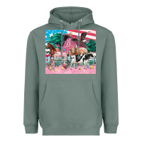 American Farm Animals Tumbler 4th Of July Heavyweight Hoodie | Teevron