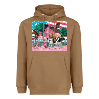 Toasted Coconut American farm animals tumbler 4th of july Heavyweight Hoodie - FaDigitalArtStudio