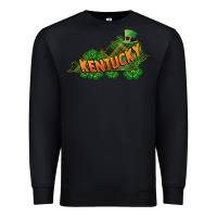 Black Kentucky map St. Patrick's Day Premium Sweatshirt - FaDigitalArtStudio