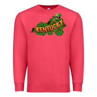 Cardinal Kentucky map St. Patrick's Day Premium Sweatshirt - FaDigitalArtStudio
