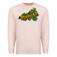 Pale Pink Kentucky map St. Patrick's Day Premium Sweatshirt - FaDigitalArtStudio